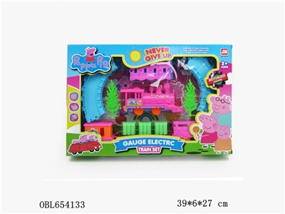 The pink pig rail train - OBL654133