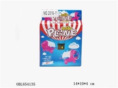 Puzzle assembly cartoon back (with propeller) a plane - OBL654135