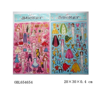 DIY change girl color paste - OBL654654