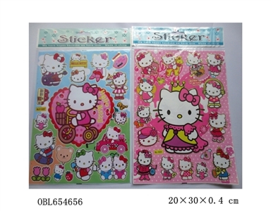 DIY hello Kitty KT cat color paste - OBL654656