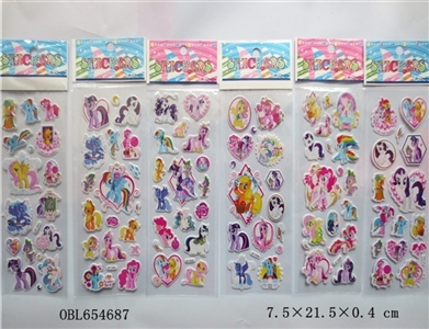 The pony bao li bubble stickers - OBL654687