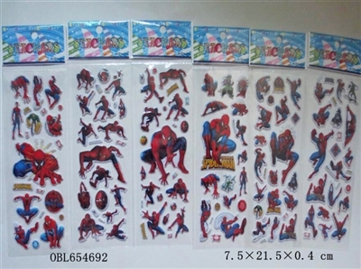 Spiderman bubble stickers - OBL654692