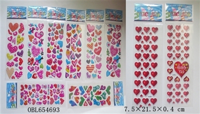 Love bubble stickers - OBL654693