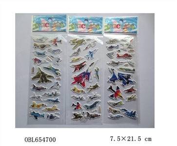 Model plane bubble stickers - OBL654700