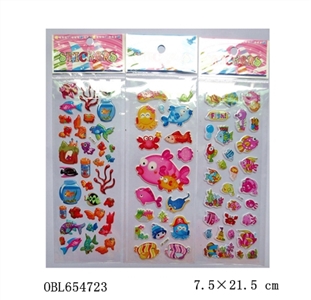 The undersea world bubble stickers - OBL654723