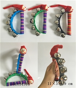 The wooden hand bell clown - OBL654764