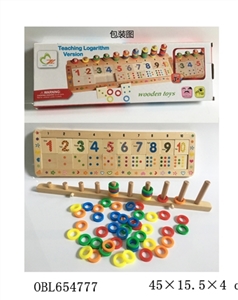 Mathematical logarithm wooden board - OBL654777