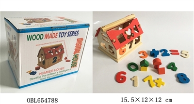 Wooden count three-dimensional room - OBL654788