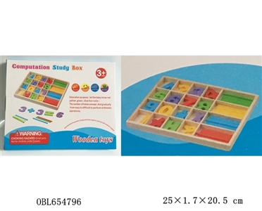 A, wooden mathematical arithmetic - OBL654796