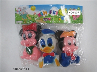 Three lining plastic zhuang Disney animal - OBL654814