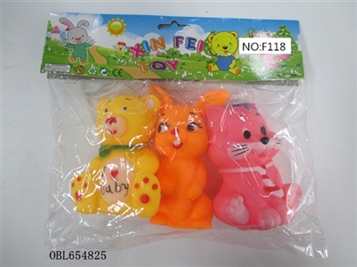 Three lining plastic animal zhuang - OBL654825