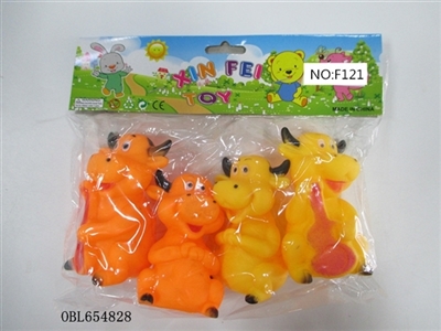 Four lining plastic zhuang cattle - OBL654828