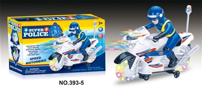 Universal music police motorcycle electric lights - OBL654874