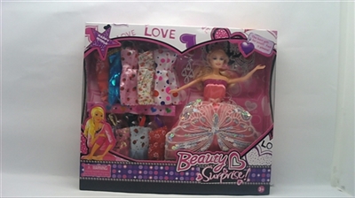 Barbie fashion with 10 clothes - OBL654993