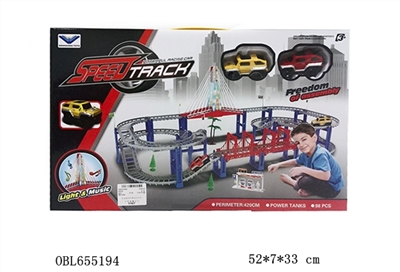 High-speed rail bring music lights - OBL655194
