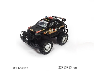 Big wheel inertia a police car - OBL655452