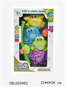 Cartoon Velcro suits (4) fish fishing - OBL655962