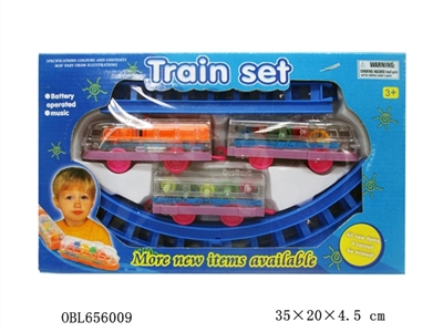 Music transparent rail electric trains - OBL656009