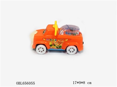 Pull the light snow cartoon monkey car - OBL656055