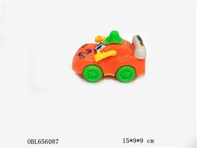 Solid color drawing cartoon cowboy bring the bell - OBL656087