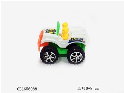 Solid color cord jeep police cars with the bell - OBL656088