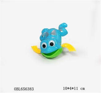 Solid color paint on the chain between the frog - OBL656383