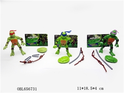 4 mixed/since teenage mutant ninja turtles - OBL656731