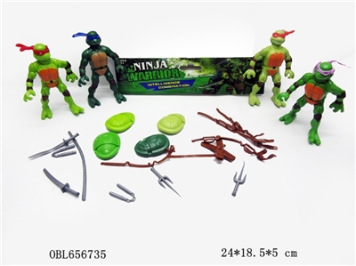 4 the teenage mutant ninja turtles - OBL656735