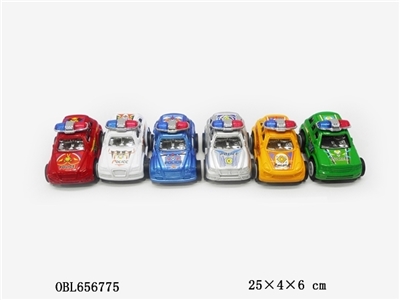 Spray paint back to the police car - OBL656775