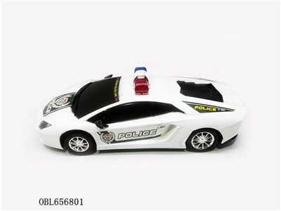 Inertia simulation a police car - OBL656801