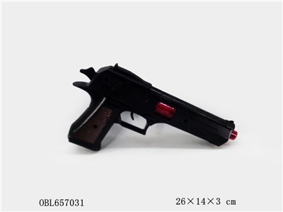 Hand brown flint gun - OBL657031