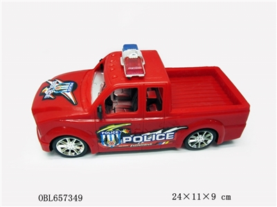 Solid color inertia pickup the police car - OBL657349