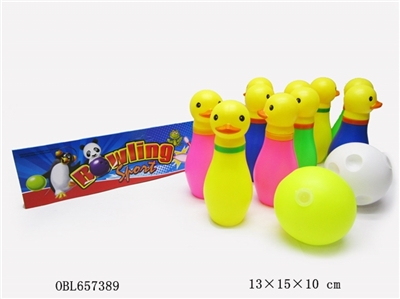 Yellow duck flash bowling - OBL657389