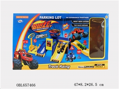 Flame monster with two parking lot - OBL657466