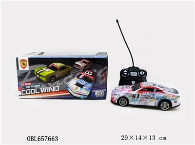 Mustang luxuriously four-way PVC remote control car - OBL657663