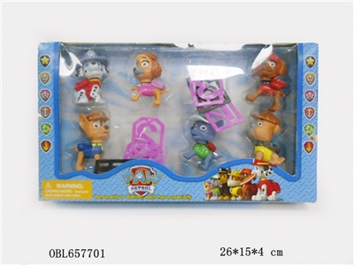 2.8 -inch Q version of the shaking dog patrol base box 6 six figures, paragraph 1 - OBL657701