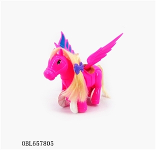 Arrows flying horse with straight hair - OBL657805