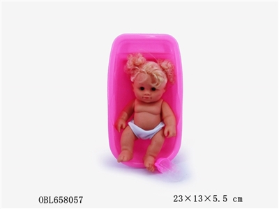 The tub with baby girl - OBL658057