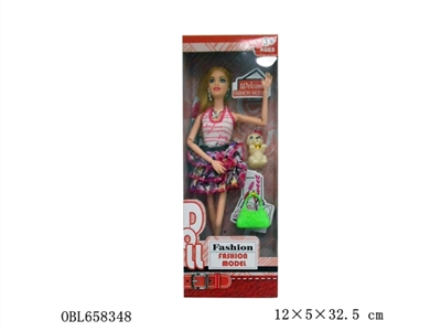 11.5 -inch barbie fashion two four color box of orange - OBL658348