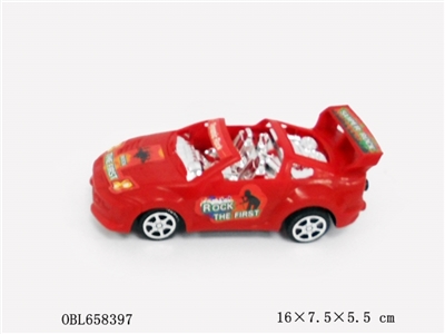 The real color plating pull the car - OBL658397