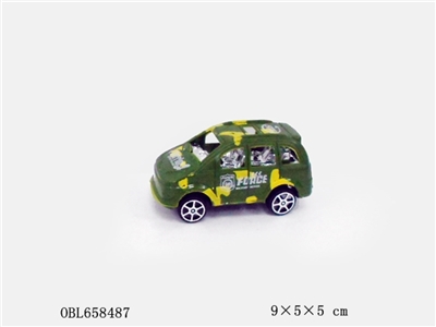 Back in military vehicles D with soldiers - OBL658487