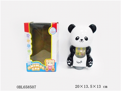 电动灯光音万向喷水熊猫 - OBL658507