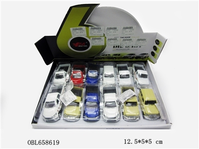 1:32 Toyota four door jeep alloy pulls open 2 doors bring light music 1 color - OBL658619