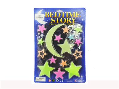 Luminous color stars and moon - OBL658876