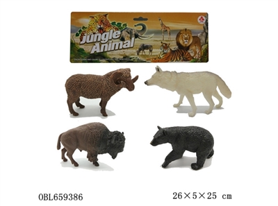 4 wild animal suits - OBL659386