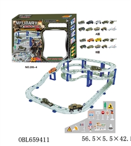 Alloy military electric rail cars - OBL659411