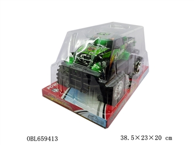 Inertial car (1, paragraph 2 color blue, green) - OBL659413