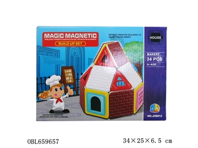 Ever changing magnetic blocks (34 PCS) - OBL659657