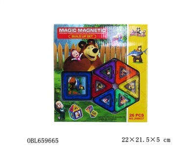 Ever changing magnetic blocks (26 PCS) - OBL659665