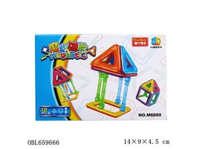Ever changing magnetic blocks (12 PCS) - OBL659666
